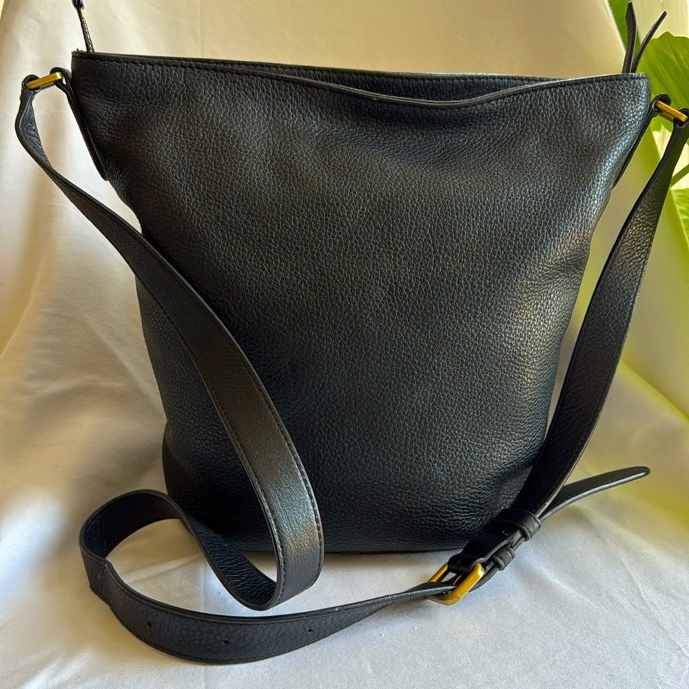 Donna Karan New York Black Leather Purse